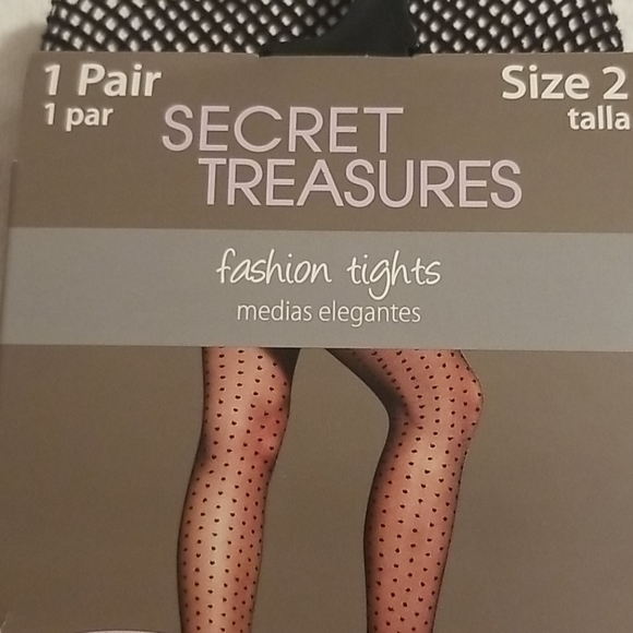 NEW Black Fishnet Control Top Fashion Tights - Picture 5 of 9